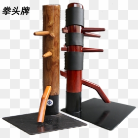 Fist Brand Big Iron Pile Ip Man Wing Chun Wooden Dummy - Wood, HD Png Download - wood pile png