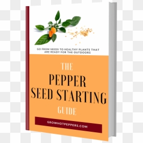 The Pepper Seed Starting Guide 3d Book Image - Herbal, HD Png Download - pepper plant png