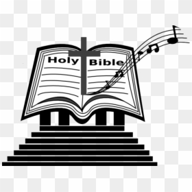 Transparent Open Bible Clip Art - Bible Music, HD Png Download - open bible clip art png
