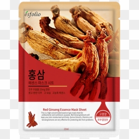 Esfolio Red Ginseng Essence Mask Sheet, HD Png Download - ginseng png