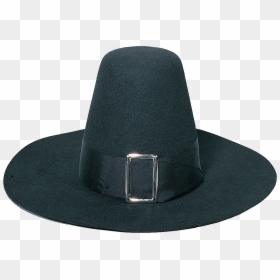 Hat Pilgrims Costume Clothing Fedora - Transparent Pilgrims Hat, HD Png Download - thanksgiving hat png