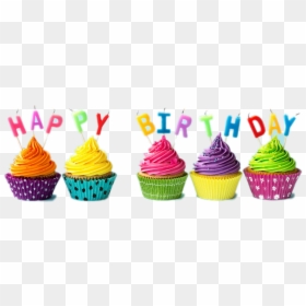 #birthday #colorful #balloon #happy #cupcakes #cupcakes - Happy Birthday Sweetpea, HD Png Download - birthday cupcakes png