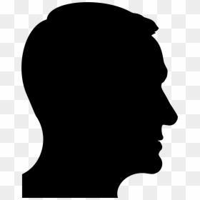 Man Big Image Png - Silhouette Of A Head Png, Transparent Png - wolf head silhouette png