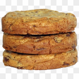 Peanut Butter Cookie, HD Png Download - stack of cookies png