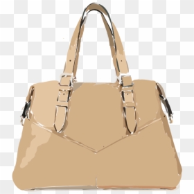 Tan Leather Triangle Purse No Logo - Png Beige Purse, Transparent Png - body bag png