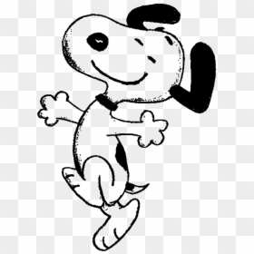 Transparent Dancing Snoopy Clipart - Snoopy Dancing Drawing, HD Png Download - snoopy sleeping png