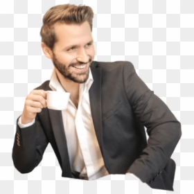 Strong Man On Laptop, HD Png Download - suit.png