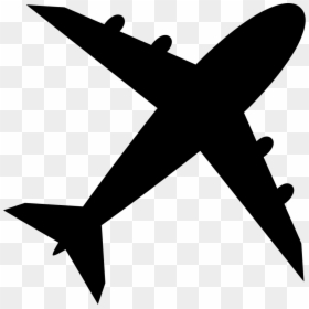 Aircraft - Airplane, HD Png Download - black airplane png
