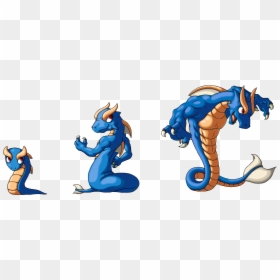 A Water Snake Who Turns Into A Water Dragon - Snake Pokemon, HD Png Download - water dragon png