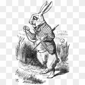 Alice In Wonderland Rabbit Original, HD Png Download - march hare png