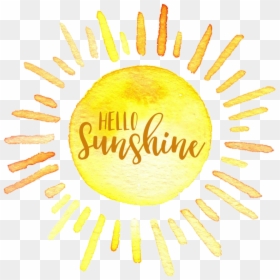 #freetoedit #hellosunshine #sun #summer #love #watercolor - Good Morning Images In Mandarin, HD Png Download - watercolor sun png