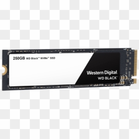 250gb Wd Black™ Sn750 Nvme™ Ssd - Wd Black M.2 Ssd, HD Png Download - right angle png