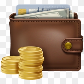 Wallet With Coins Png Image - Wallet With Coins Png, Transparent Png - coin purse png
