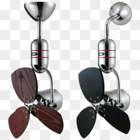 Ms16 Black&wooden 16in Square - Deka Ms16, HD Png Download - ceiling fans png