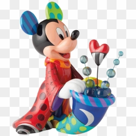 Romero Britto Mickey Mouse Sculpture, HD Png Download - mickey mouse balloons png