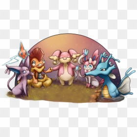 Sharing Good Vibes - Cartoon, HD Png Download - kingdra png