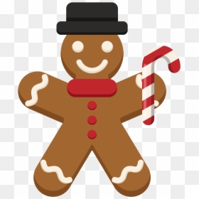 The Gingerbread Man Christmas Day Image - Gingerbread Man Png Transparent, Png Download - gingerbread cookie png