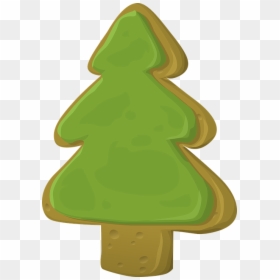 Christmas Tree Cookie Png, Transparent Png - gingerbread cookie png