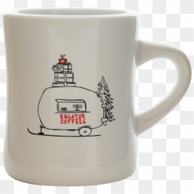 Equator Holiday Diner Mug - Coffee Cup, HD Png Download - teacup drawing png