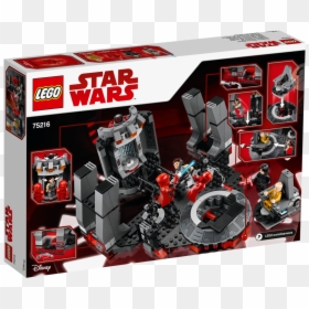 Lego 75216 Star Wars Snoke"s Throne Room - Snoke Throne Room Lego, HD Png Download - star wars lego png