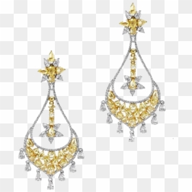 Earrings, HD Png Download - dripping diamond png