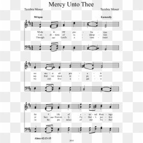 Sheet Music, HD Png Download - mercy face png