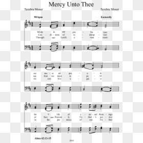 Sheet Music, HD Png Download - mercy face png