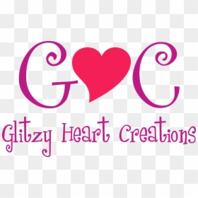 Glitzy Heart Creations - Heart, HD Png Download - pink eiffel tower png