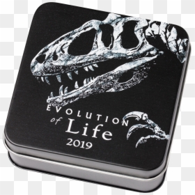 Mongolia - 2019 - 500 Togrog - Evolution Of Life Sinraptor - Coin, HD Png Download - snake skeleton png