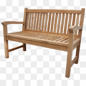 English Garden Bench, HD Png Download - wooden bench png
