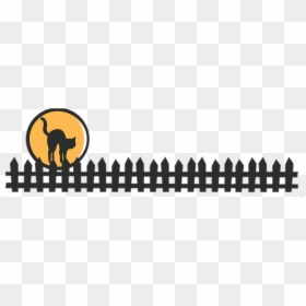 #halloween #october #spooky #scary #frame #ribbon #moon - Cute Halloween Border Png, Transparent Png - spooky moon png