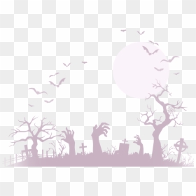 Halloween Witch - Illustration, HD Png Download - spooky moon png