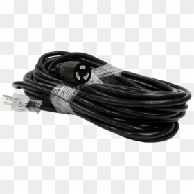 E351a 50′ Extension Cord 12/3, Female Twist Lock - Ethernet Cable, HD Png Download - electrical cord png