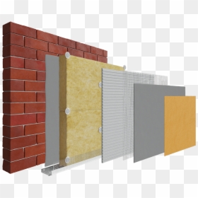 Existing Brick Mineral Wool System Image - Wall Insulation Mineral Wool, HD Png Download - brick frame png