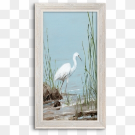 Great Egret, HD Png Download - sea grass png