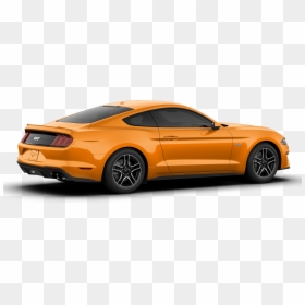 2019 Ford Mustang Gt Premium Orange Exterior Side View - Ford Mustang Gt 2019, HD Png Download - 2016 ford mustang png