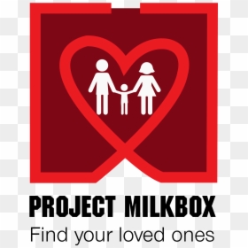 Project Milk Logo - Love, HD Png Download - missing milk carton png