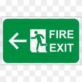 Fire Safety Signage, HD Png Download - green street sign png