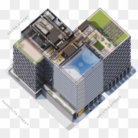 Axonometric - House, HD Png Download - green street sign png