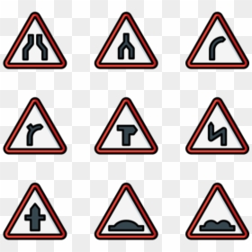 Triangle, HD Png Download - traffic sign png