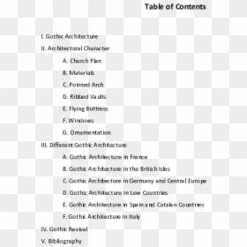 Document, HD Png Download - gothic architecture png