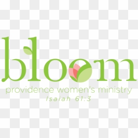 Bloom Logo Color Verse-02 - Women's Ministry, HD Png Download - party word png