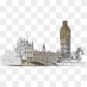Рисунок Лондон, HD Png Download - gothic architecture png