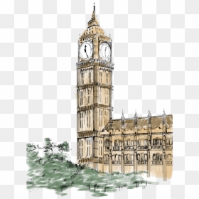 Clock Tower, HD Png Download - gothic architecture png