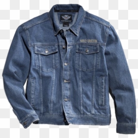 Harley Davidson Denim Jacket For Men, HD Png Download - denim jacket png