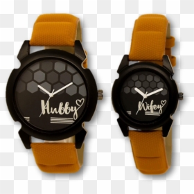 Om Designer Cute Couple Watch In India - Beautiful Couple Watches Amazon, HD Png Download - cute couple png