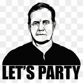 Belichick Lets Party, HD Png Download - bill belichick png