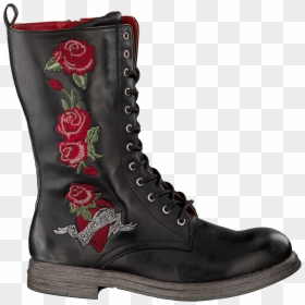 Black Replay Lace-up Boots Ramones - Work Boots, HD Png Download - ramones png