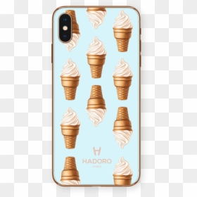 Hadoro Iphone Xs Max Vanilla Cream Cone Without-personalization - Soft Serve Ice Creams, HD Png Download - vanilla ice cream cone png
