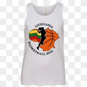 Lithuania Basketball 2106 Youth Boys/girls Bella Canvas, HD Png Download - dunk tank png